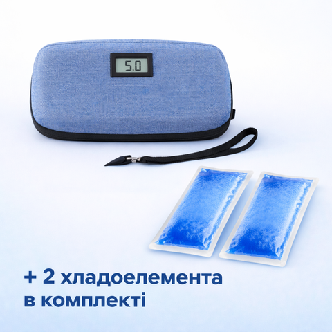 Дорожній термочохол для інсуліну та інших речей  + LCD індикатор + 2 хладоелементи 454 фото