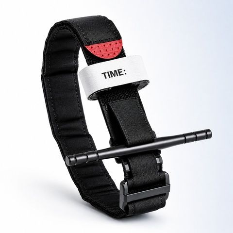 Жгут тактичний 95 см з фіксатором та кліпсою TIME для аптечки та першої допомоги 10002 фото
